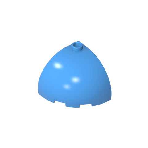 Gobricks,Brick Round Corner 3 x 3 x 2 Dome Top,88293