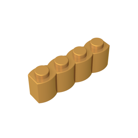 Gobricks,Brick Special 1 x 4 Palisade [aka Log],30137