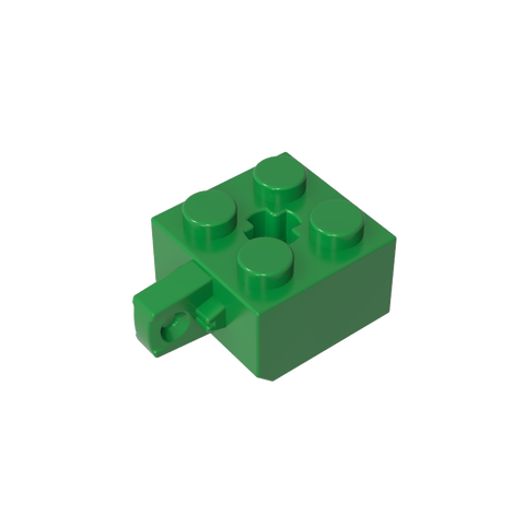 Gobricks,Hinge Brick 2 x 2 Locking with 1 Finger Vertical and Axle Hole [+ Opening],30389b,30389a,30389,30389c