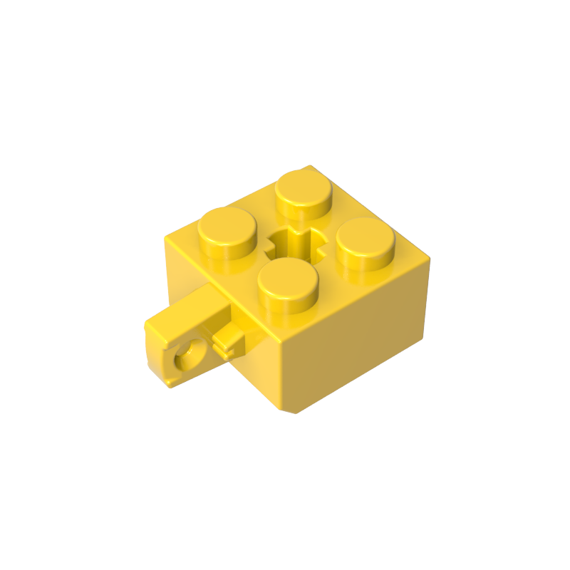 Gobricks,Hinge Brick 2 x 2 Locking with 1 Finger Vertical and Axle Hole [+ Opening],30389b,30389a,30389,30389c