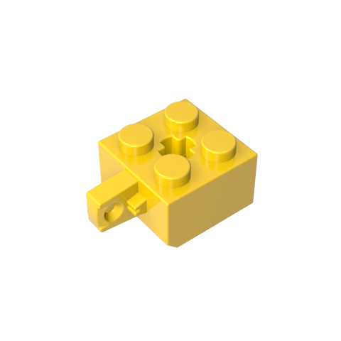 Gobricks,Hinge Brick 2 x 2 Locking with 1 Finger Vertical and Axle Hole [+ Opening],30389b,30389a,30389,30389c