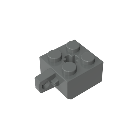 Gobricks,Hinge Brick 2 x 2 Locking with 1 Finger Vertical and Axle Hole [+ Opening],30389b,30389a,30389,30389c