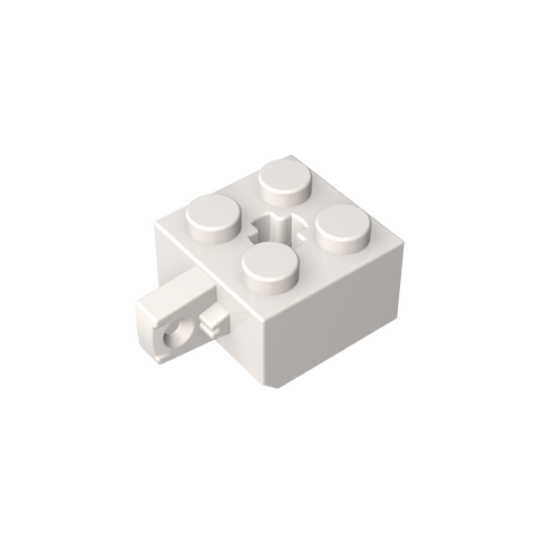 Gobricks,Hinge Brick 2 x 2 Locking with 1 Finger Vertical and Axle Hole [+ Opening],30389b,30389a,30389,30389c