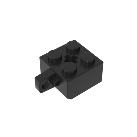 Gobricks,Hinge Brick 2 x 2 Locking with 1 Finger Vertical and Axle Hole [+ Opening],30389b,30389a,30389,30389c
