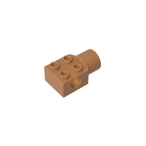 Gobricks,Technic Brick Special 2 x 2 with Pin Hole, Rotation Joint Socket,48169,48370