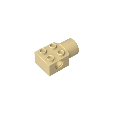 Gobricks,Technic Brick Special 2 x 2 with Pin Hole, Rotation Joint Socket,48169,48370