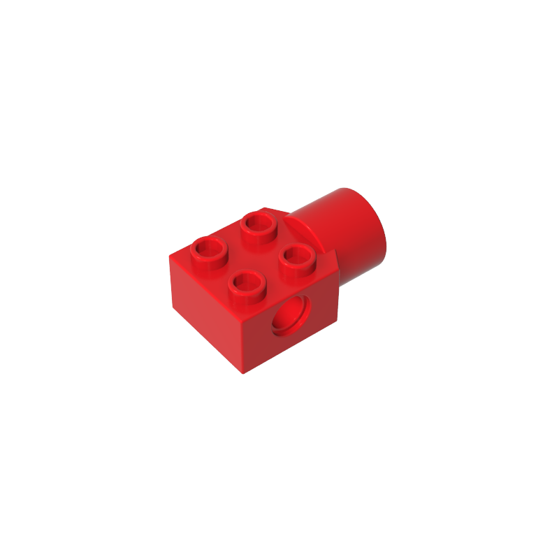 Gobricks,Technic Brick Special 2 x 2 with Pin Hole, Rotation Joint Socket,48169,48370