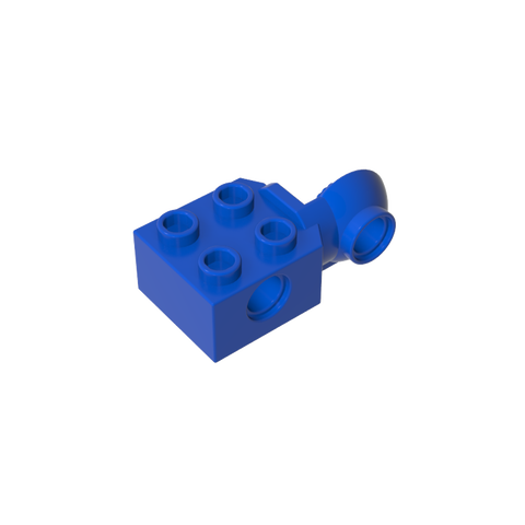 Gobricks,Technic Brick Special 2 x 2 with Pin Hole, Rotation Joint Ball Half [Vertical Side],48171,48454