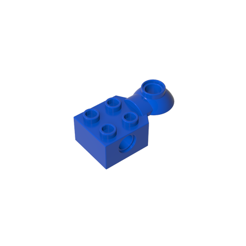 Gobricks,Technic Brick Special 2 x 2 with Pin Hole, Rotation Joint Ball Half [Horizontal Top],48170,48442