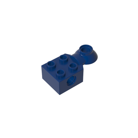 Gobricks,Technic Brick Special 2 x 2 with Pin Hole, Rotation Joint Ball Half [Horizontal Top],48170,48442