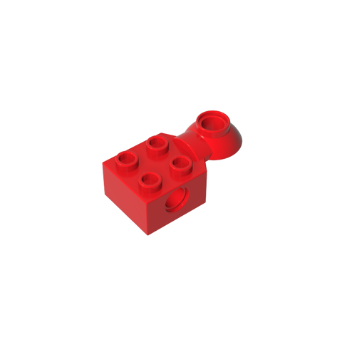 Gobricks,Technic Brick Special 2 x 2 with Pin Hole, Rotation Joint Ball Half [Horizontal Top],48170,48442