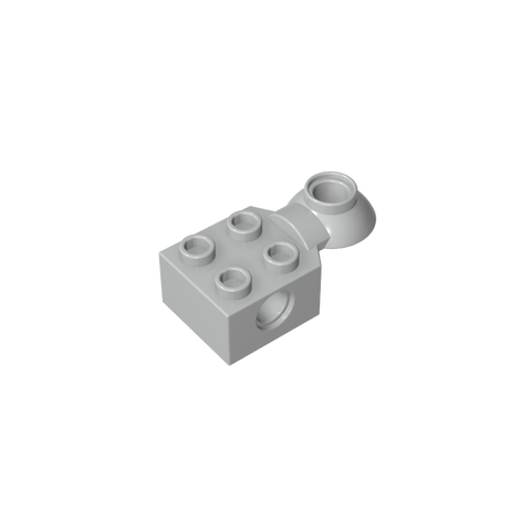 Gobricks,Technic Brick Special 2 x 2 with Pin Hole, Rotation Joint Ball Half [Horizontal Top],48170,48442