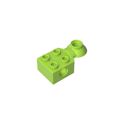 Gobricks,Technic Brick Special 2 x 2 with Pin Hole, Rotation Joint Ball Half [Horizontal Top],48170,48442