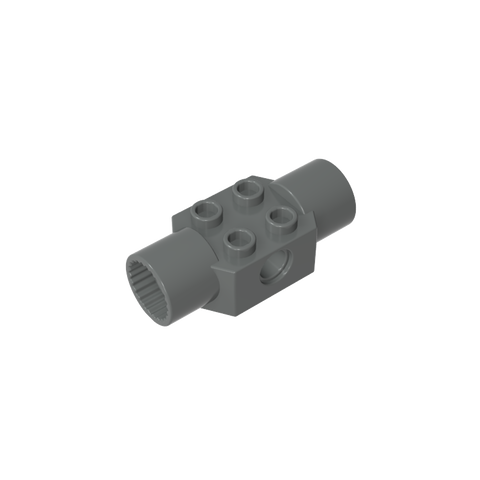 Gobricks,Technic Brick Special 2 x 2 with Pin Hole, with 2 Rotation Joint Sockets,48172,48461