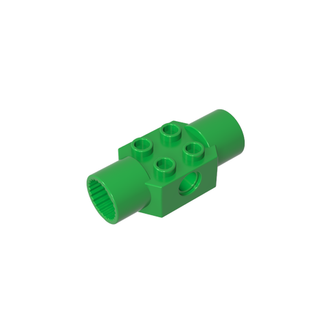 Gobricks,Technic Brick Special 2 x 2 with Pin Hole, with 2 Rotation Joint Sockets,48172,48461
