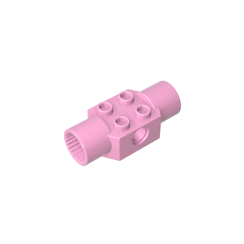 Gobricks,Technic Brick Special 2 x 2 with Pin Hole, with 2 Rotation Joint Sockets,48172,48461