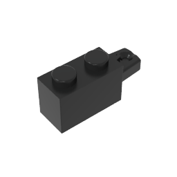 Hinge Brick 1 x 2 Locking with 1 Finger Horizontal End,30541