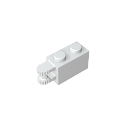 Hinge Brick 1 x 2 Locking with 2 Fingers Horizontal End,30540