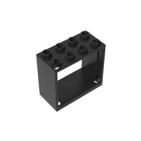 Gobricks,Window 2 x 4 x 3 Frame with Hollow Studs,60598