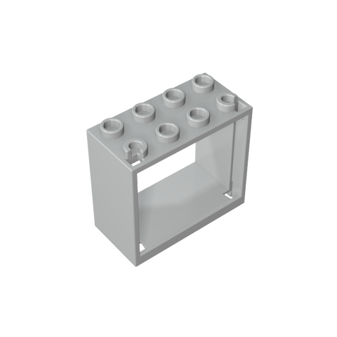 Gobricks,Window 2 x 4 x 3 Frame with Hollow Studs,60598