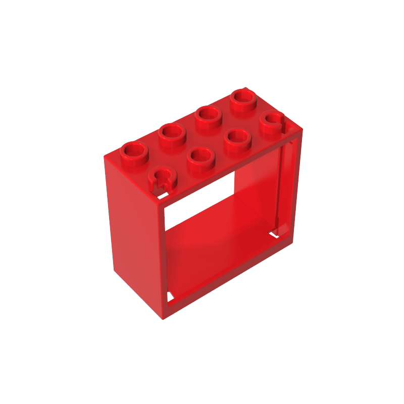 Gobricks,Window 2 x 4 x 3 Frame with Hollow Studs,60598