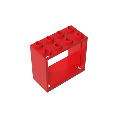 Gobricks,Window 2 x 4 x 3 Frame with Hollow Studs,60598