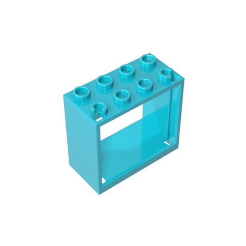 Gobricks,Window 2 x 4 x 3 Frame with Hollow Studs,60598
