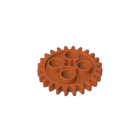 Gobricks,Technic Gear 24 Tooth [Old Style - Three axle holes],3648,3648a,3648b,24505,x187