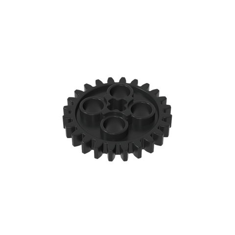 Gobricks,Technic Gear 24 Tooth [Old Style - Three axle holes],3648,3648a,3648b,24505,x187