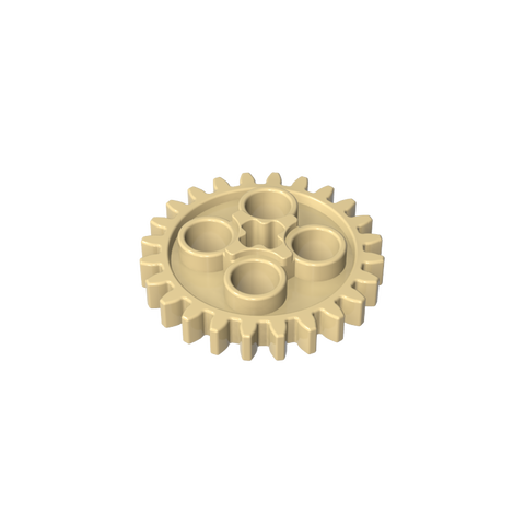 Gobricks,Technic Gear 24 Tooth [Old Style - Three axle holes],3648,3648a,3648b,24505,x187