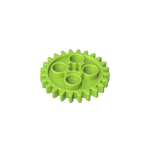 Gobricks,Technic Gear 24 Tooth [Old Style - Three axle holes],3648,3648a,3648b,24505,x187
