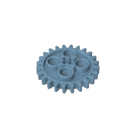 Gobricks,Technic Gear 24 Tooth [Old Style - Three axle holes],3648,3648a,3648b,24505,x187
