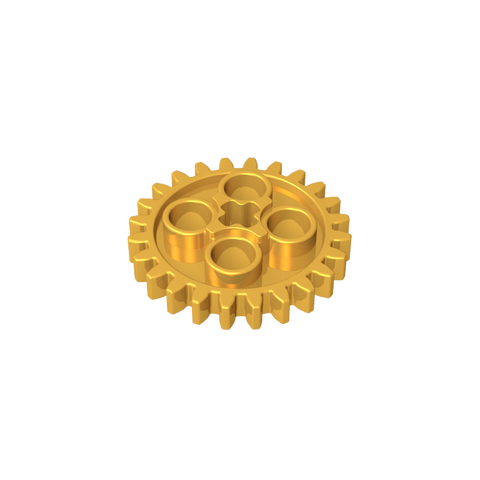 Gobricks,Technic Gear 24 Tooth [Old Style - Three axle holes],3648,3648a,3648b,24505,x187