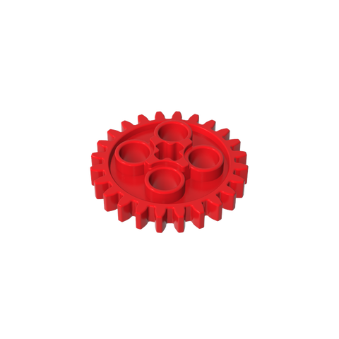 Gobricks,Technic Gear 24 Tooth [Old Style - Three axle holes],3648,3648a,3648b,24505,x187