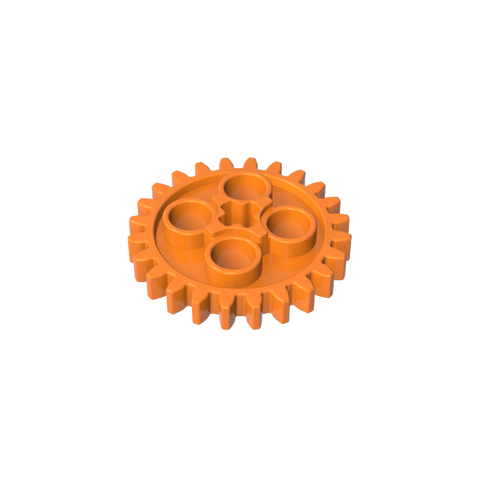 Gobricks,Technic Gear 24 Tooth [Old Style - Three axle holes],3648,3648a,3648b,24505,x187