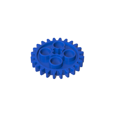 Gobricks,Technic Gear 24 Tooth [Old Style - Three axle holes],3648,3648a,3648b,24505,x187