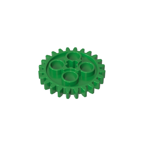Gobricks,Technic Gear 24 Tooth [Old Style - Three axle holes],3648,3648a,3648b,24505,x187