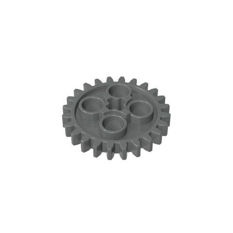 Gobricks,Technic Gear 24 Tooth [Old Style - Three axle holes],3648,3648a,3648b,24505,x187
