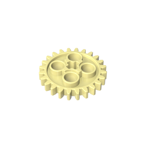 Gobricks,Technic Gear 24 Tooth [Old Style - Three axle holes],3648,3648a,3648b,24505,x187
