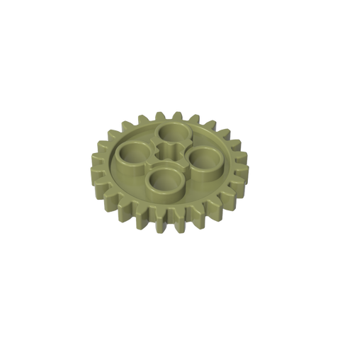 Gobricks,Technic Gear 24 Tooth [Old Style - Three axle holes],3648,3648a,3648b,24505,x187
