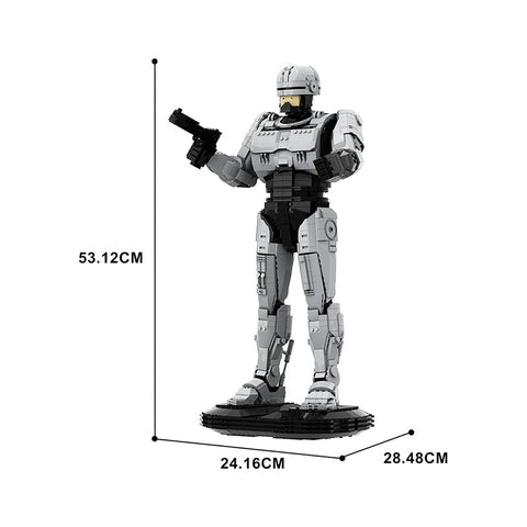 (Gobricks version) 2476pcs RoboCop included the base