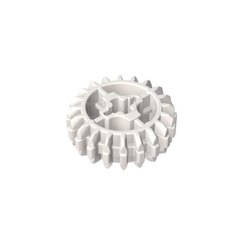 Gobricks,Technic Gear 20 Tooth Double Bevel with Axle Hole Type 1 [+ Opening],18575,32269