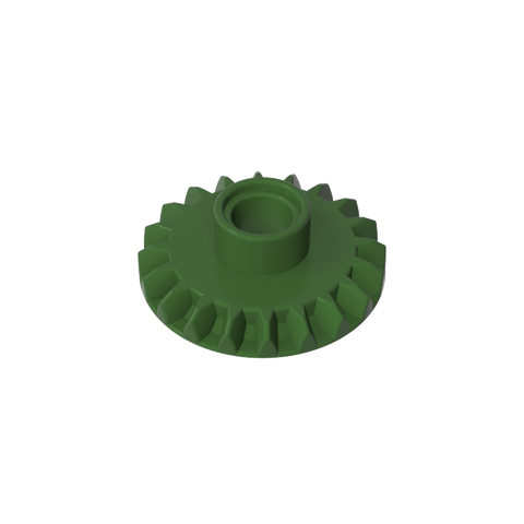 Gobricks,Technic Gear 20 Tooth Bevel with Pin Hole,87407