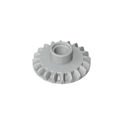 Gobricks,Technic Gear 20 Tooth Bevel with Pin Hole,87407