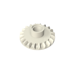 Technic Gear 20 Tooth Bevel with Pin Hole,87407