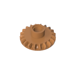 Technic Gear 20 Tooth Bevel with Pin Hole,87407