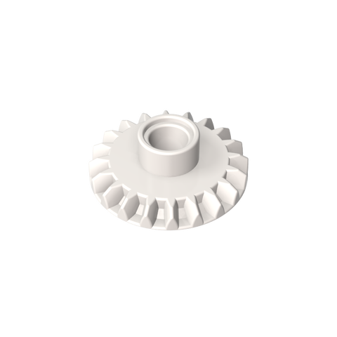 Gobricks,Technic Gear 20 Tooth Bevel with Pin Hole,87407
