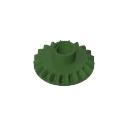 Technic Gear 20 Tooth Bevel with Pin Hole,87407