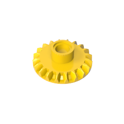 Technic Gear 20 Tooth Bevel with Pin Hole,87407