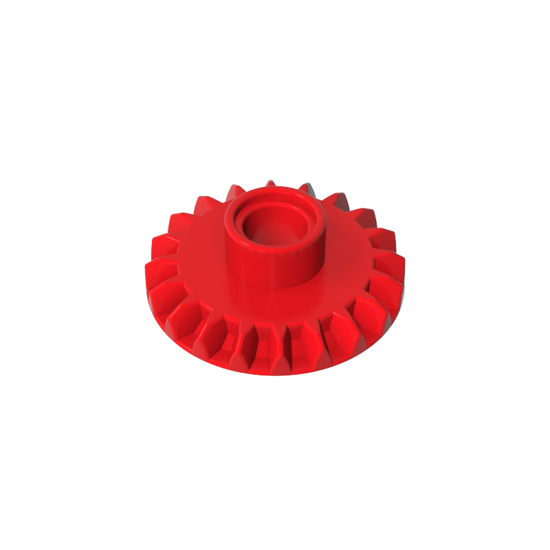 Gobricks,Technic Gear 20 Tooth Bevel with Pin Hole,87407